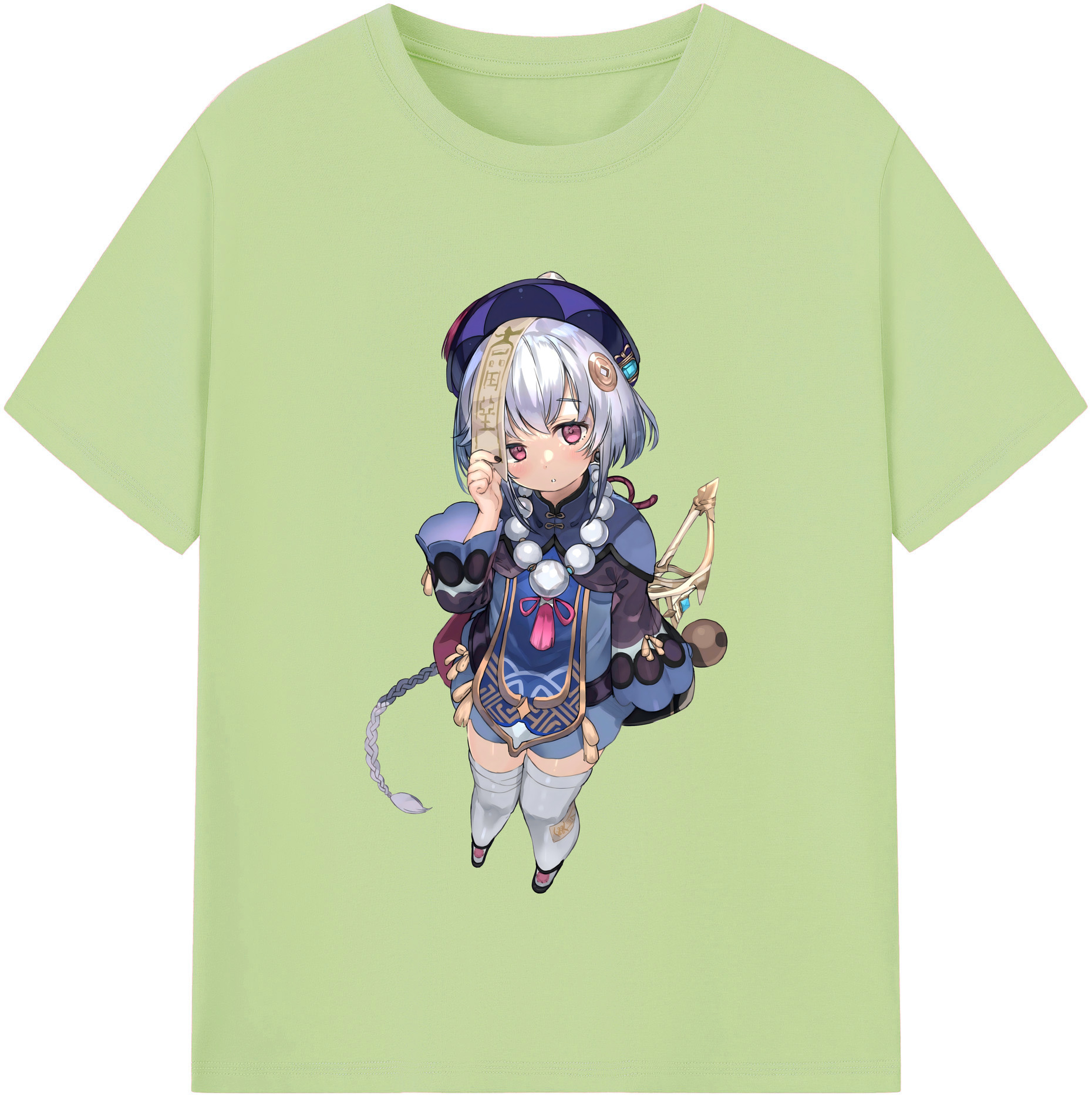 げんし神 七七 なな  genshin Nana 綿100％半袖Tシャツ（フロントプリント）